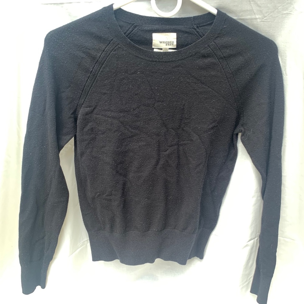 🔺SOLD🔺Wilfred sweater - Black crew neck